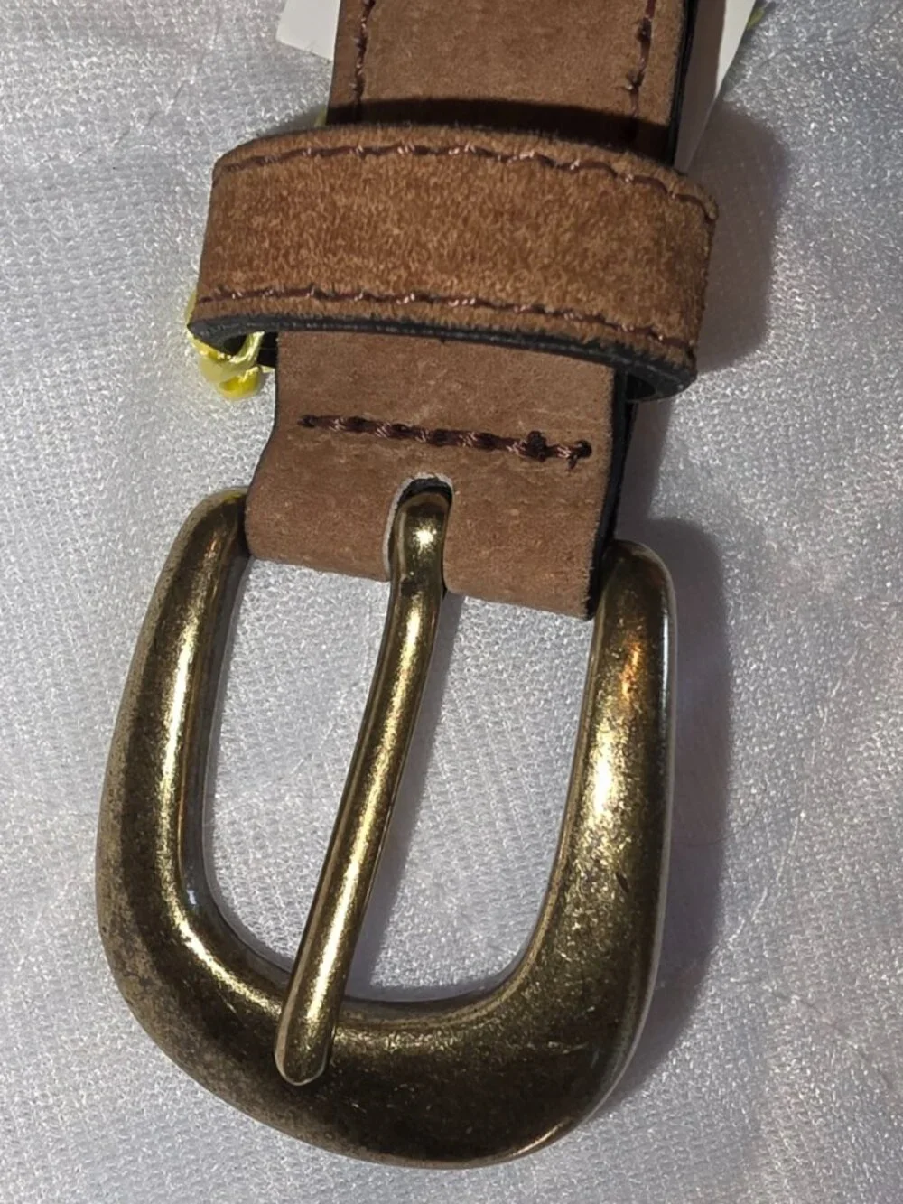 Vintage Braided Leather Belt 1990s Suede Multicolor Boho Pig Split Sz M Retro